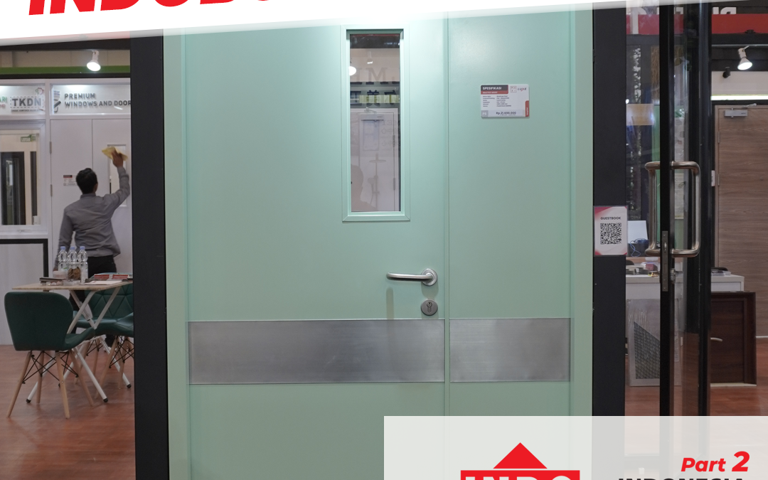 Maxi Steel Door Hadiri IndoBuildTech Expo 2024