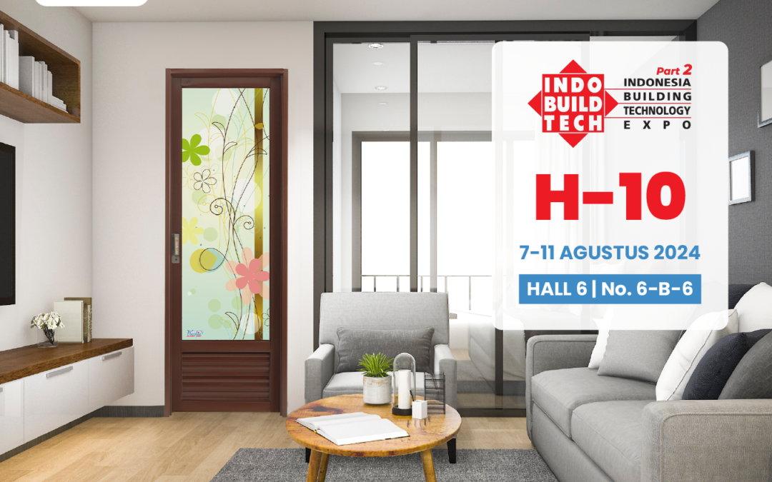 Pintu Kamar Mandi Wadja di IndoBuildTech Expo 2024