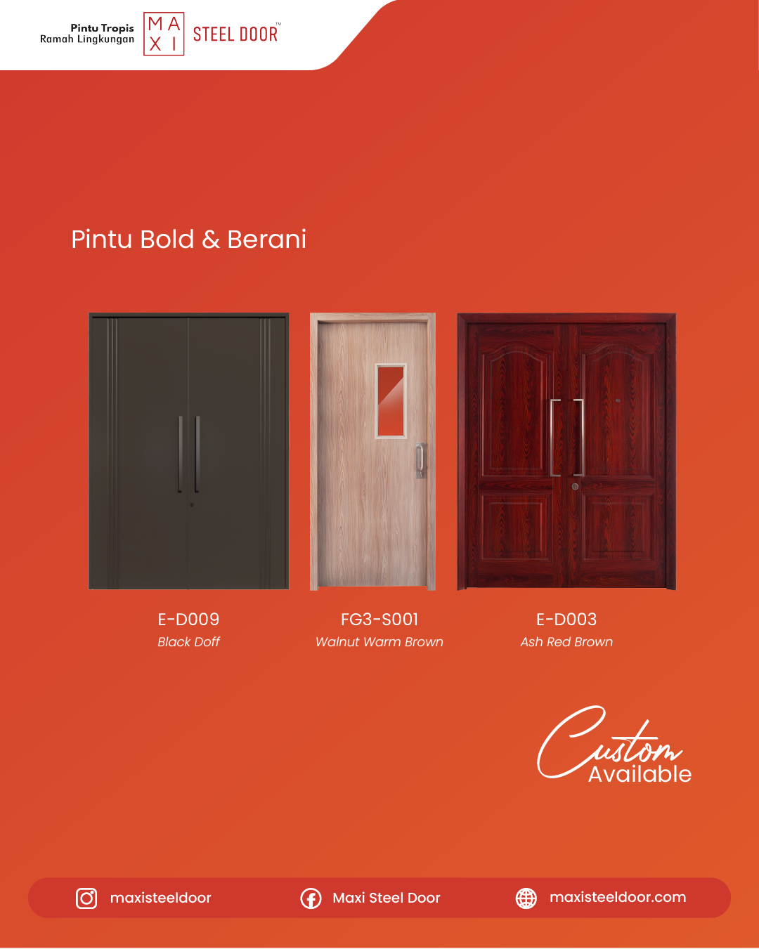 pintu rumah minimalis 2 pintu