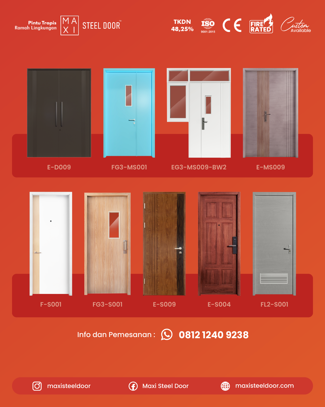6-maxi 2 pintu depan rumah