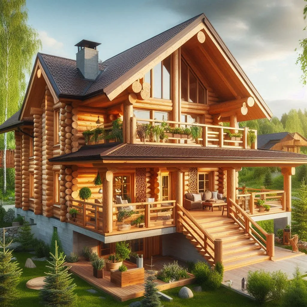 Rumah Kayu_ Keindahan Harmoni Alam dan Kenyamanan Modern rumah kayu