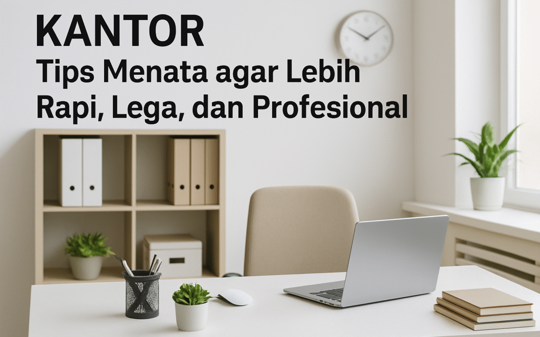 Kantor : Tips Menata agar Lebih Rapi, Lega, dan Profesional