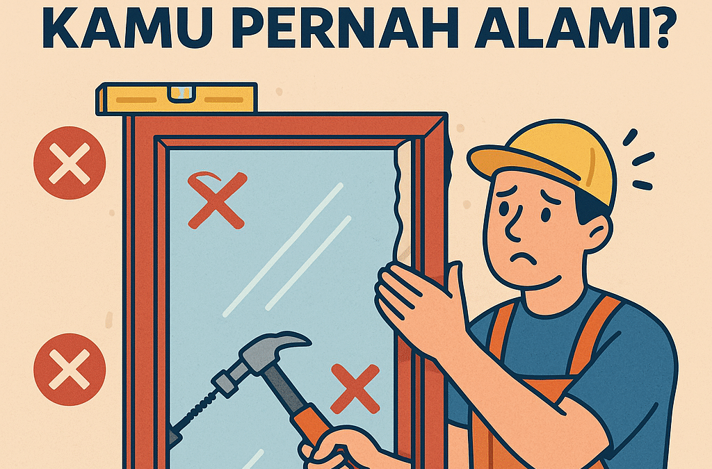 Jendela: Kesalahan Umum Saat Memasang, Kamu Pernah Alami?
