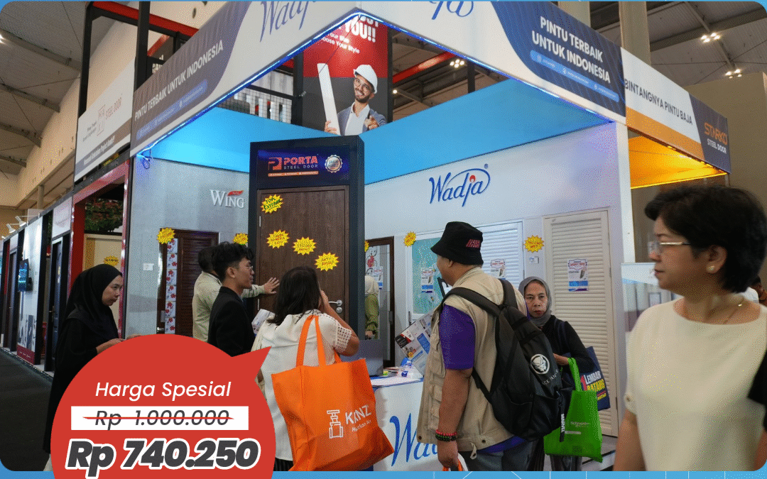 IndoBuildTech: Pengunjung Meramaikan di Booth MAXI & WADJA