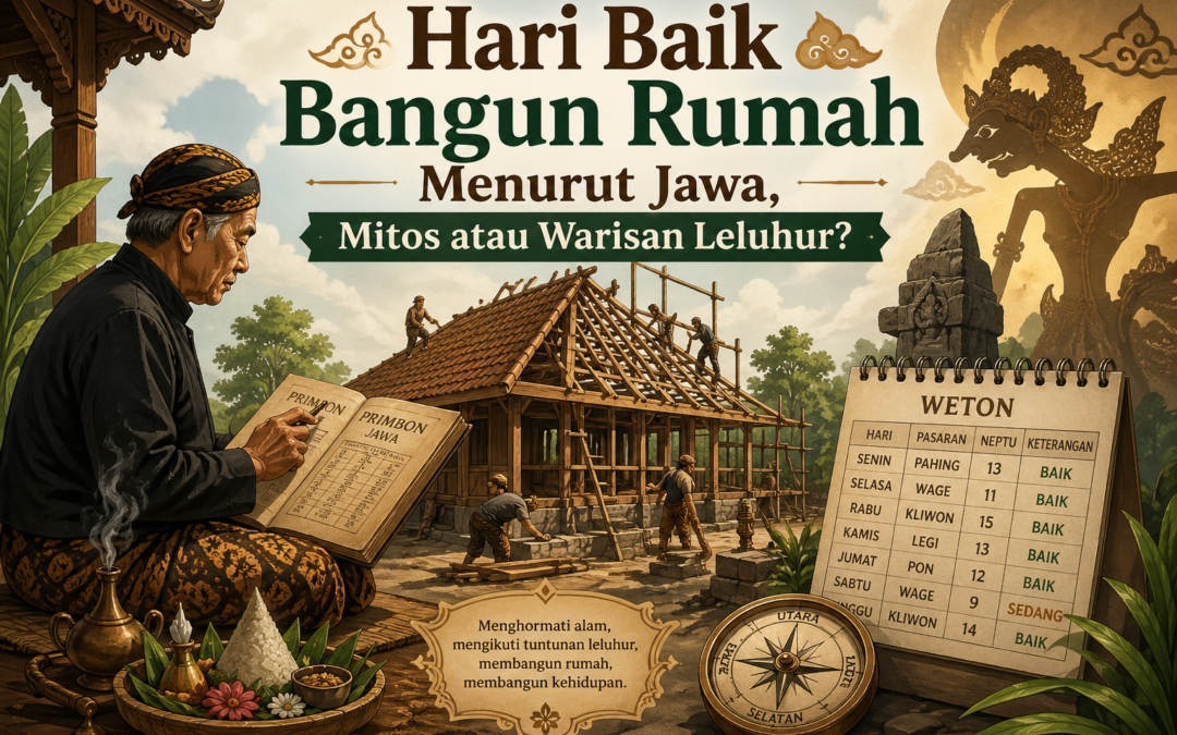 Hari Baik Bangun Rumah Menurut Jawa, Mitos atau Warisan Leluhur?